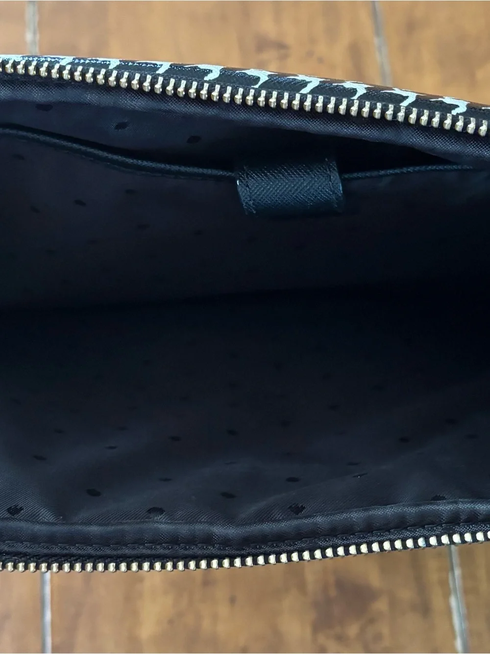 kate spade Black and White Houndstooth Laptop Sleeve
